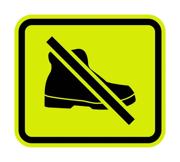 Doe Outdoorschoenen Uit Niet Naar Binnen Met Laarzen — Stockvector
