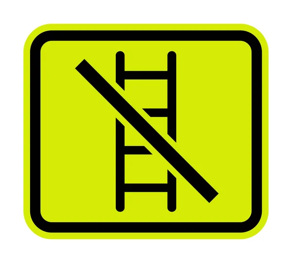 Não Use Símbolo Escadas — Vetor de Stock