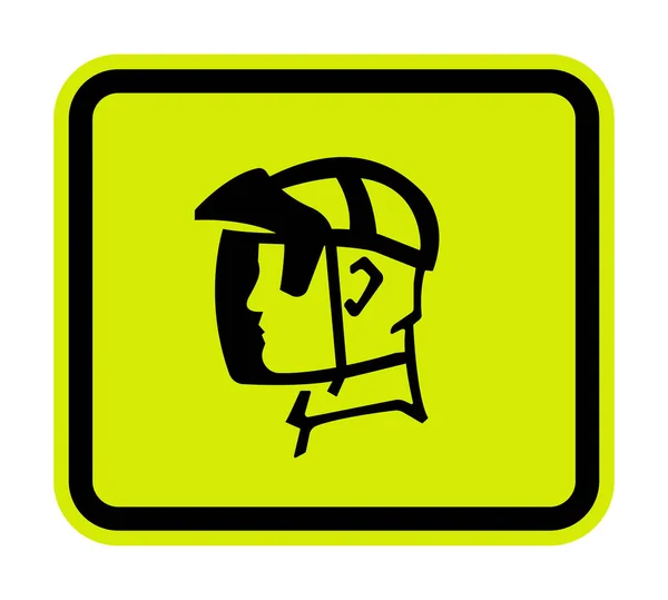 Face Shield Occupational Safety Health — Stock Vector