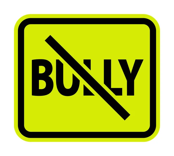Bullying Sign Bully — Stockvektor