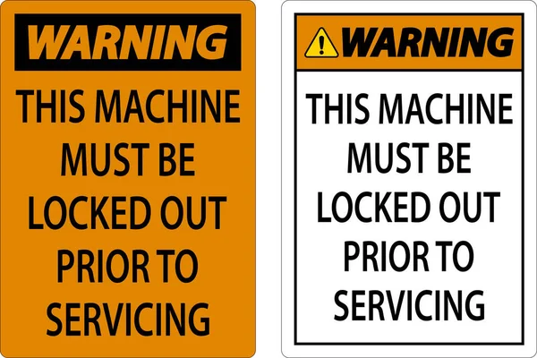 サインインする前にこのマシンをロック解除する必要があります警告 — ストックベクタ