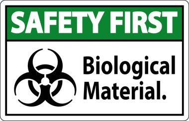 Güvenlik Birinci Etiket Biyolojik Madde İşareti