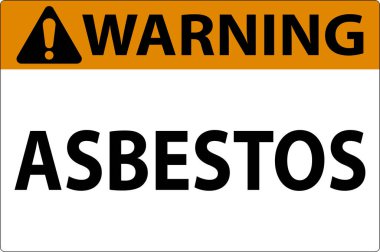 Asbest Uyarı İşaretleri Asbest Tehlike Alanı Yetkili Personel Alanı