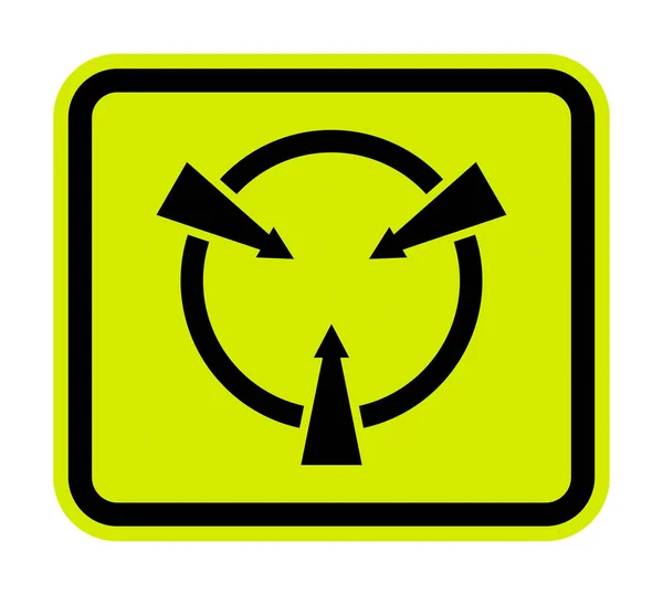 Κυκλικό Σύμβολο Στατικής Συσκευής — Διανυσματικό Αρχείο