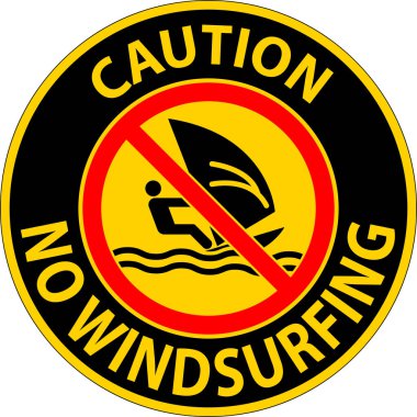 Su Güvenliği. Dikkat. Rüzgâr sörfü yasak.