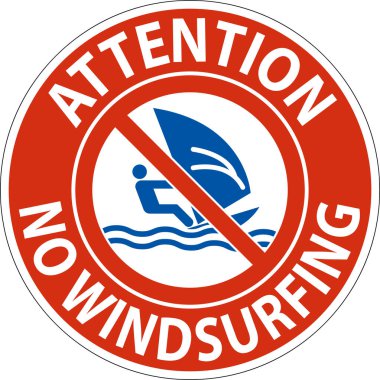 Su Güvenliği. Dikkat. Rüzgâr sörfü yasak.