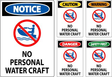 Su Güvenliği İşareti Dikkat, Kişisel Su Kaynağı Yok