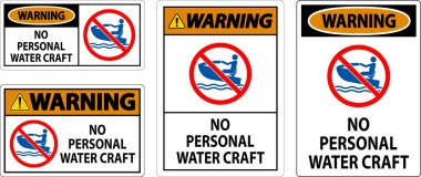 Su Güvenliği İşareti Dikkat, Kişisel Su Kaynağı Yok