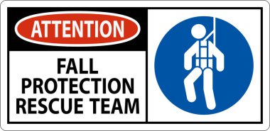 Hard Hat Decals, Dikkat Sonbahar Koruma Ekibi