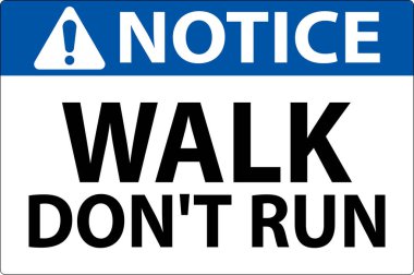 Dikkat işareti, yürüme koşma