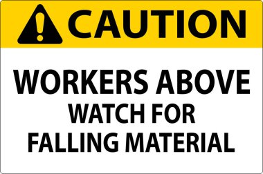Dikkat İşaretleri, Düşen Malzemeler İçin İşçiler Tetikte