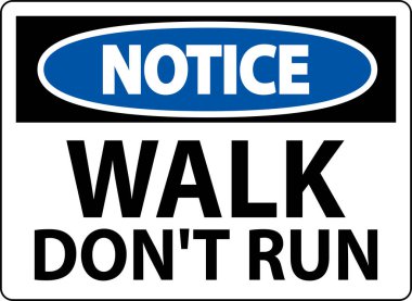 Dikkat işareti, yürüme koşma