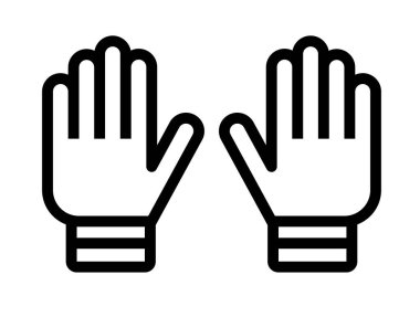 Bu minimalist tasarım, iletişim ve güvenliği simgeleyen iki el kaldırmayı içeriyor. Net ve görsel ifade gerektiren çeşitli projeler için ideal.