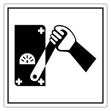 Illustration of a hand gripping a tool for measuring, emphasizing precision in manual work. Perfect for concepts related to construction and craftsmanship. clipart