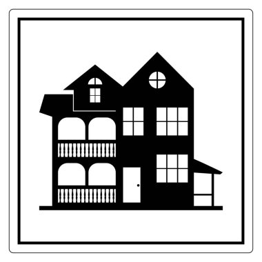 Klasik Siyah ve Beyaz Saray Siluet Tasarımı