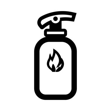 Bu görüntüde bir yangın söndürme ikonu var. Acil durum hazırlığı ve itfaiyecilik için gerekli güvenlik önlemlerini sembolize ediyor. Güvenlikle ilgili içerik için ideal.