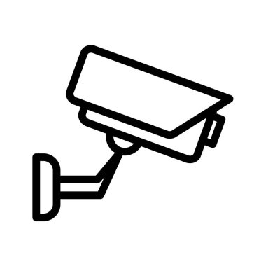 Bu görüntü, güvenlik ve izleme amacıyla güvenlik teknolojisini temsil eden basit bir güvenlik kamerası simgesini içeriyor. Güvenlikle ilgili projeler için mükemmel.