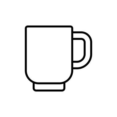 Bir fincanın bu minimalist çizgisi, modern mutfak ya da kafe dekorasyonu için mükemmel zarafet ve basitliği yansıtır. Çeşitli tasarım projeleri için ideal.