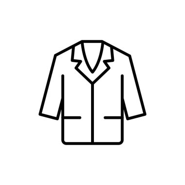 Bu resim klasik bir takım elbisenin şık minimalist dış hatlarını yansıtır. Modayla ilgili projeler için idealdir, zarafeti ve zamansız stili yakalar.