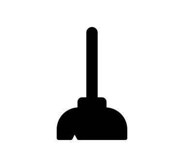 Bu görüntü, temizleme ve tesisat işleri için ideal, temiz siyah bir pompa silueti içeriyor. İlgili proje ve tasarımlarda kullanmak için mükemmel.