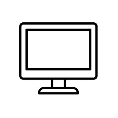 Boş ekranlı basit bir bilgisayar ekranı taslağı. Dijital teknoloji kavramlarını, çalışma alanı tasarımlarını veya çevrimiçi içeriği temsil etmek için ideal.