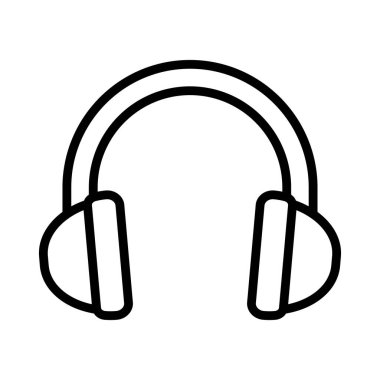 Bu minimalist illüstrasyon, müzik ve ses zevkini sembolize eden, kulaklıkların cesur bir taslağını içeriyor. Teknoloji ve eğlence alanındaki yaratıcı projeler için mükemmel..