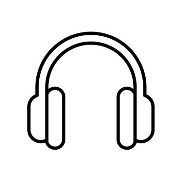 Bu resim, temiz ve minimalist bir tasarımı özetleyen basit bir kulaklık çizgisi içerir. Çeşitli ses ve teknolojiyle ilgili projeler için mükemmel.