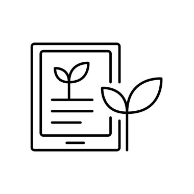 Bir saksının içindeki bitkinin ev dekorasyonu için mükemmel olduğu minimalist bir resim çizgisi keşfedin. Botanik temalar ve doğa tasarımları için ideal.