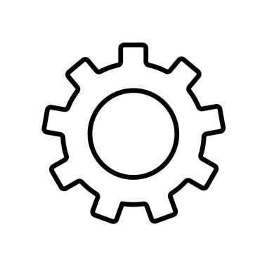 Bu basit vites simgesi temel endüstriyel kavramları ve makine mühendisliğini temsil ediyor. Teknoloji ve sistemlerle ilgili tasarım projeleri için ideal.