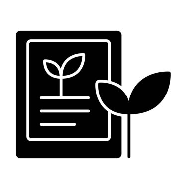 Biyoloji ve bahçıvanlıkta eğitici kullanımlar için mükemmel olan ve bitki gelişimi ve bakımı aşamalarını gösteren minimalist bir tasarım..