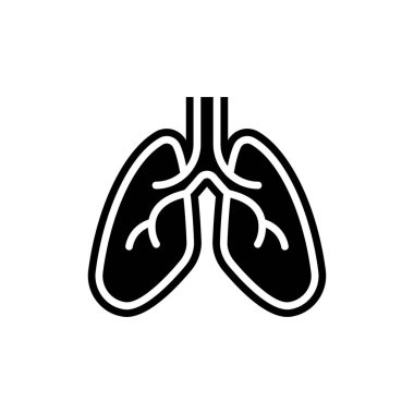 Bu resimde insan ciğerlerinin çarpıcı siyah-beyaz bir şekilde minimalist bir tasarımı yer almaktadır. Eğitim ve tıbbi bağlamlar için mükemmel.