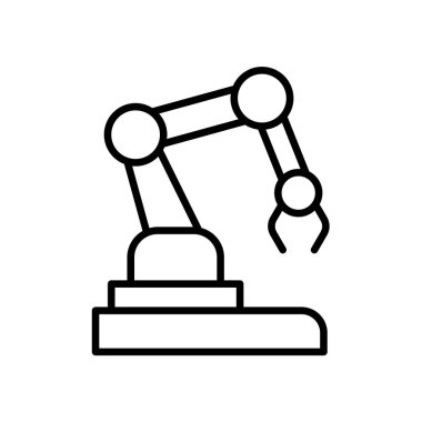 Endüstriyel uygulamalar için modern tasarım ve teknoloji sunan parlak bir robot kolu. Otomasyon, üretim ve hassas mühendislik işleri için idealdir..