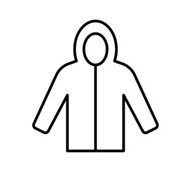 Bu minimalist tasarım kapüşonlu ceket tasarımı içerir, moda konseptlerini veya giyim koleksiyonlarını sergilemek için idealdir. Grafik ihtiyaçları için mükemmel.