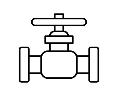 Endüstriyel kapakçığın ayrıntılı çizimi, değişik sistemlerde sıvı kontrolü için gerekli, tesisat ve mühendislik projeleri için ideal..