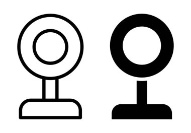 Bu minimalist kamera ikonu tasarımı basit bir siyah beyaz estetik, modern pazarlama ve dijital uygulamalar için mükemmel.