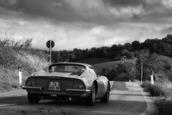 ซานมาร ซานมาร เซต Ferrari Dino 246 Coppa และ Uvolari — ภาพถ่ายสต็อก