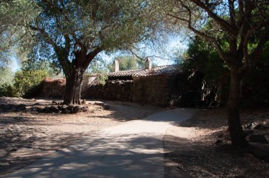 2022 yazında Arkeolojik Santuario Nuragico Santa Cristina Sardunya İtalya