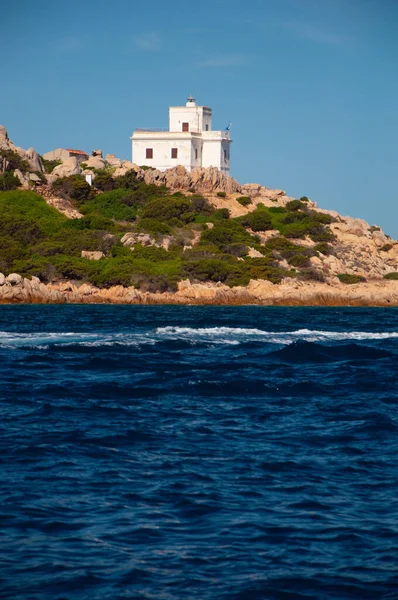 stock image view of old Observation point near to the lighthouse of punta faro port rafael - travel destination - sardinia