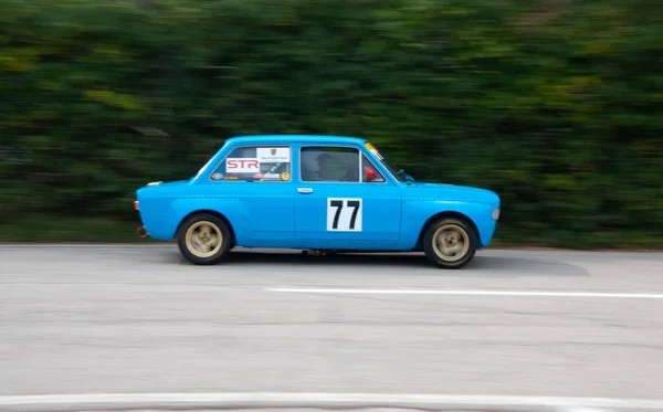Pesaro Olaszország Ott 2022 Rally Klasszikus Autók Fiat 128 Rally — Stock Fotó