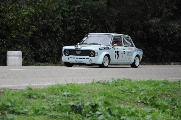 Pesaro Italien Ott 2022 Oldtimerrallye Fiat 128 Rallye Pesaro Cup — Stockfoto