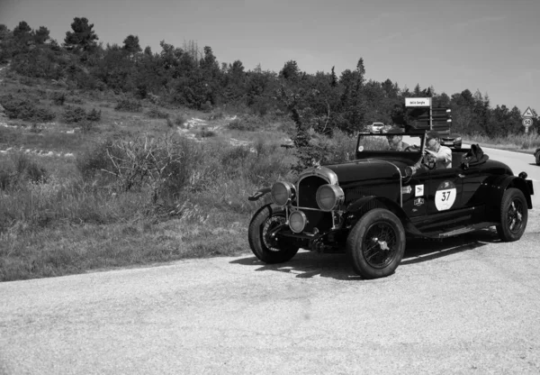 Urbino Itálie Červen 2022 Chrysler 1928 Starém Závodním Voze Rallye — Stock fotografie