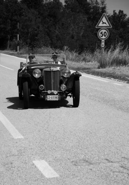Urbino Italia Jun 2022 1939 Viejo Coche Carreras Rally Mille — Foto de Stock