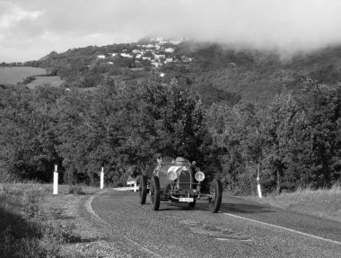 San Marino, San Marino - set. 16 : BUGATTI T37 1926 in coppa nuvolari gara di regolarita auto d' epoca