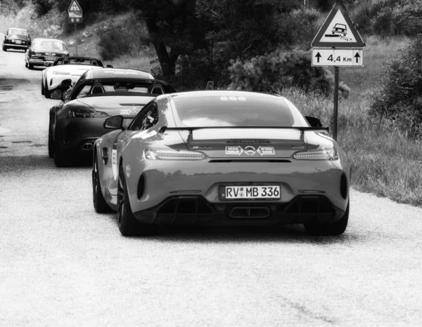 Urbino Italy Jun 2022 Mercedes Amg Coupe Old Racing Car — 스톡 사진