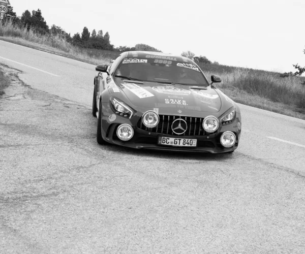 Urbino Italy Jun 2022 Mercedes Amg Coupe Old Racing Car — Foto de Stock