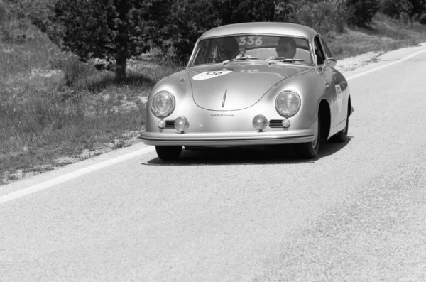 Urbino Italy Jun 2022 Porsche 356 1500 1954 Old Racing — стоковое фото