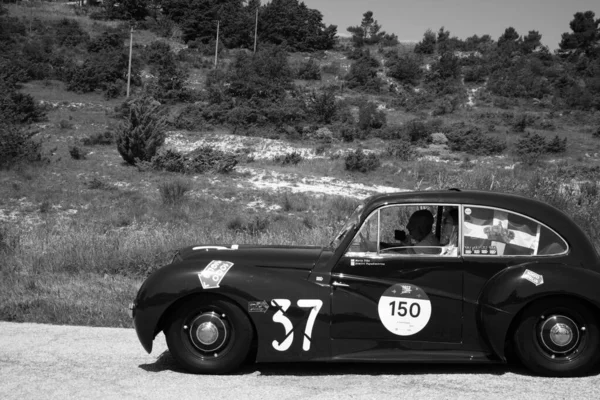 Urbino Italien Jun 2022 Healey 2400 Elliott 1948 Gammal Racerbil — Stockfoto