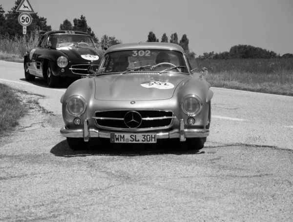 Urbino Itálie Červen 2022 Mercedes Benz 300 W198 1954 Starém — Stock fotografie