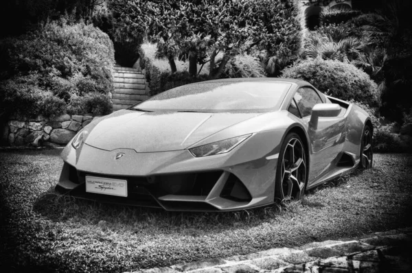 Poltu Quatu Italy Αυγούστου 2019 Σπορ Αυτοκίνητο Και Supercar Lamborghini — Φωτογραφία Αρχείου