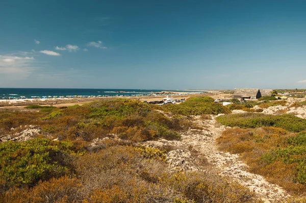 Pláž Arutas Sardinie Itálie Létě 2022 — Stock fotografie
